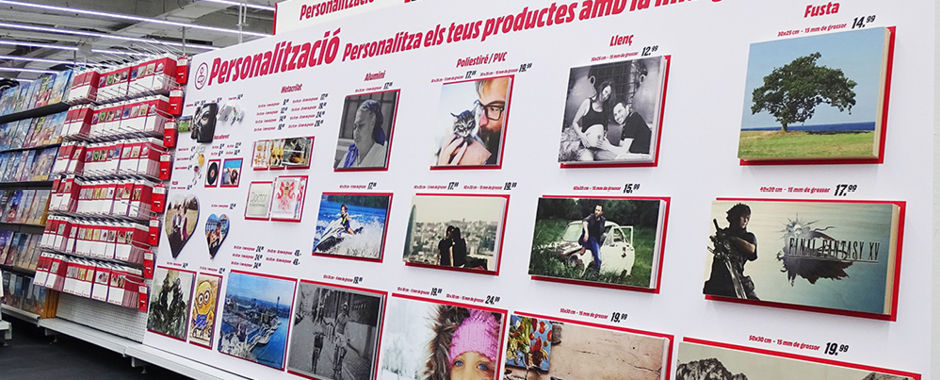 Media Markt offers product personalisation in its Spanish branches