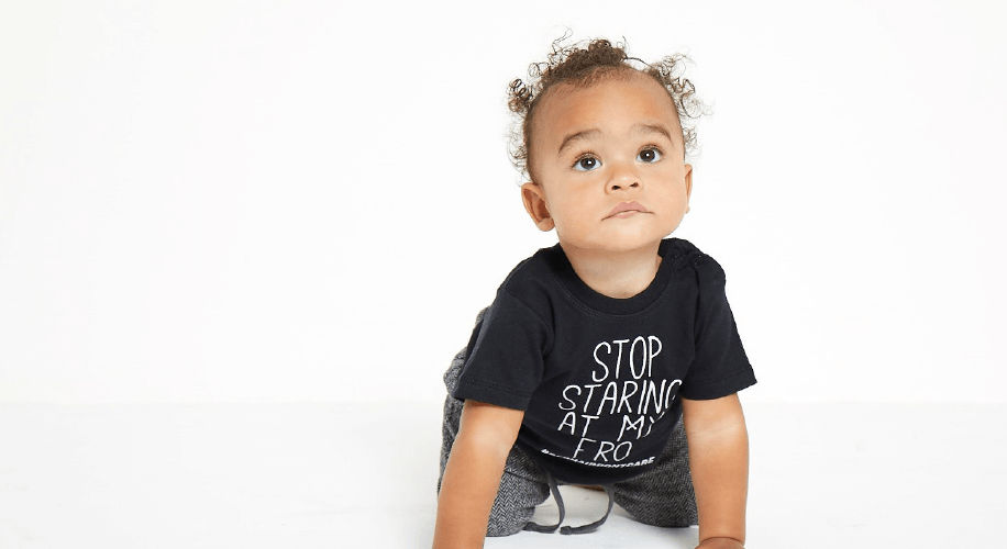 Vinyl stickers can be used on clothing for toddlers