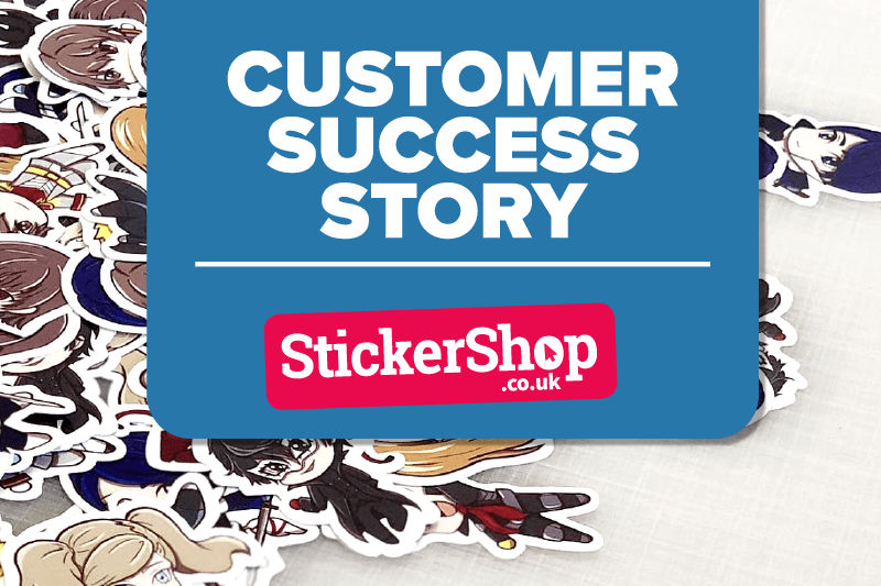 StickerShop Case Study mobile header