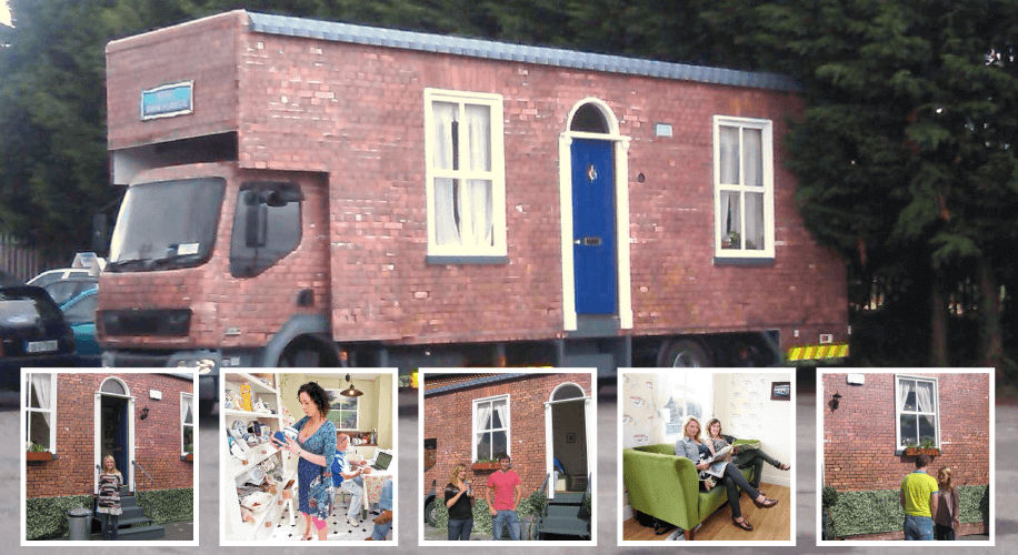 vinehall displays denny house on wheels