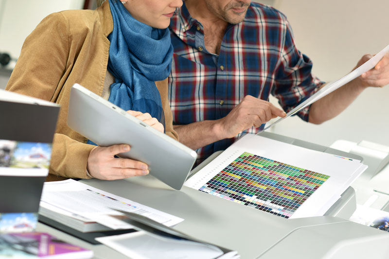 People working to provide solutions to their customers