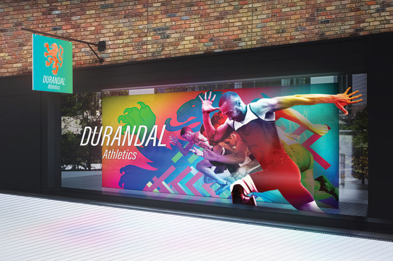 Outdoor graphics printed with Roland DG eco-solvent printers