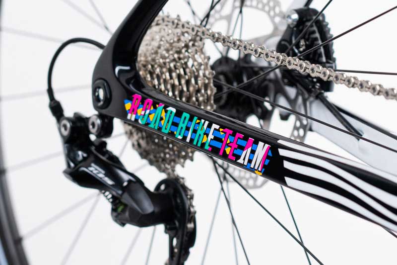 Stickers with text single colour