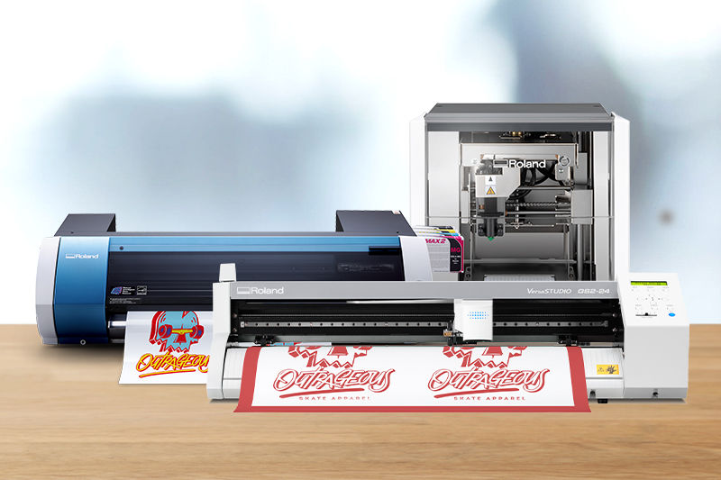 Close-ups of VersaSTUDIO machines