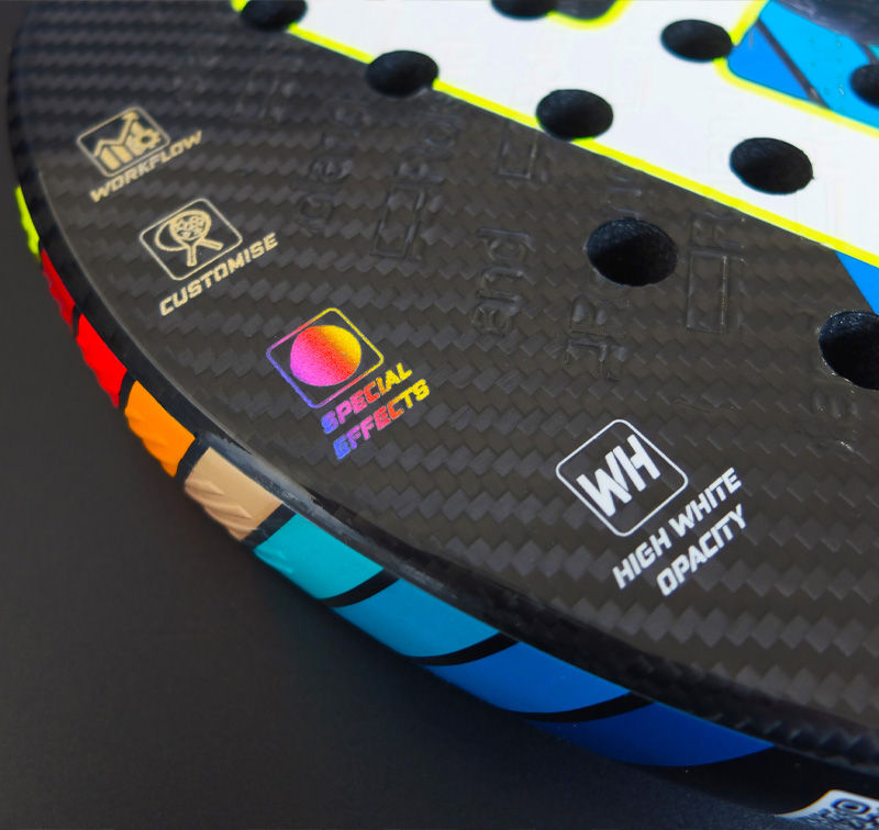 Padel Racket Overlay Padel Racket Decoration | Roland DG