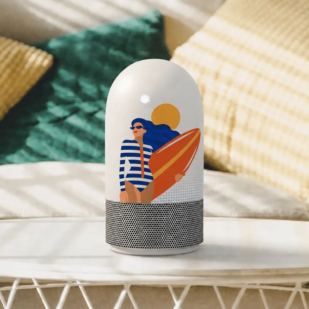 Printed T-shirts with summer artwork