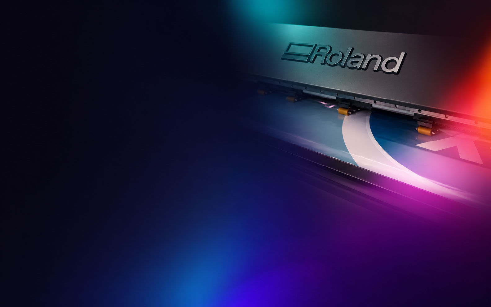 Close-up of a new Roland DG model