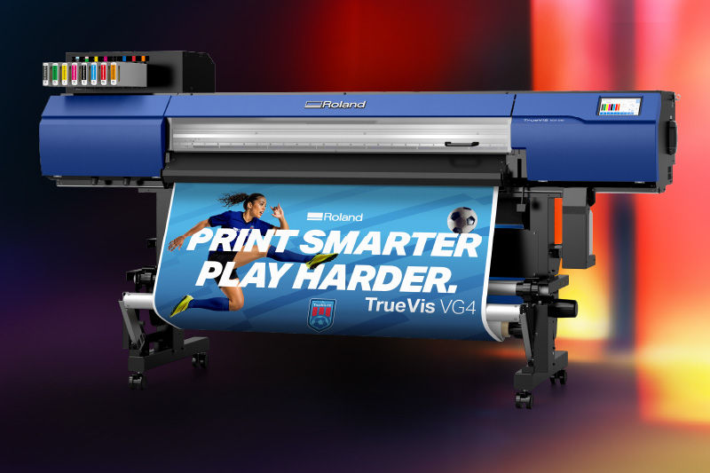 Roland DG's TrueVis VG4 Series printer and cutter