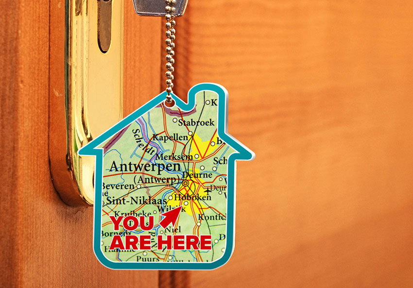 Houten gepiercete oorbellen