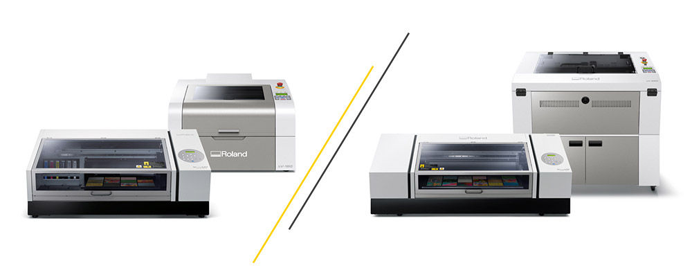Принтер VersaUV LEF с гравировальными машинами серии LV