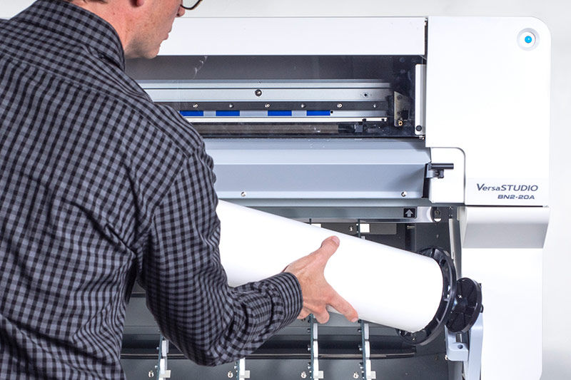 Beladen der BN2 mit Papier mobil