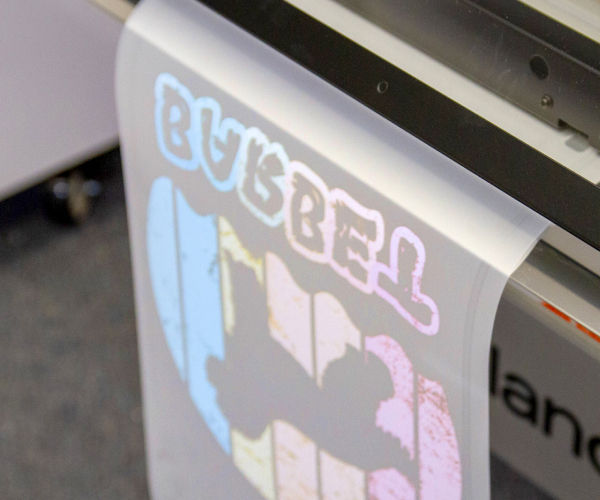 Impresión BN-20D en película de transferencia S-F164