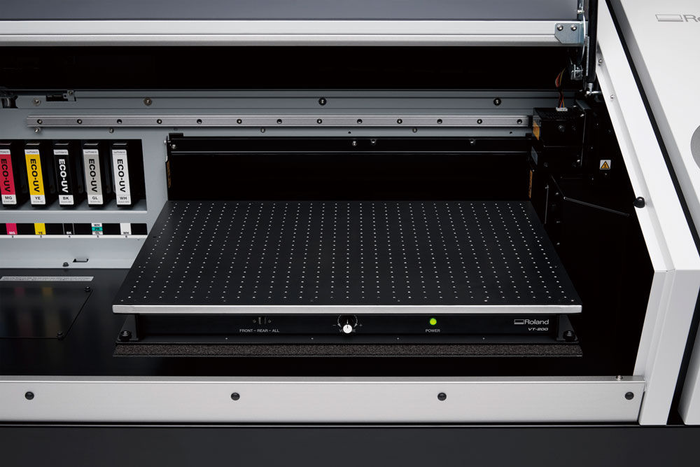Table à aspiration en option VT-200 VersaUV LEF2-200