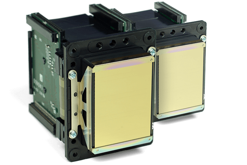 mirrored print head configuration