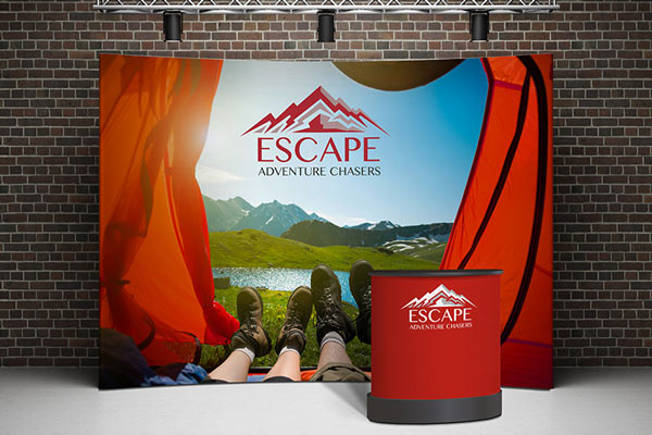 Grafische elementen voor tentoonstellingen met de Roland VersaExpress RF-640 8-kleurenprinter