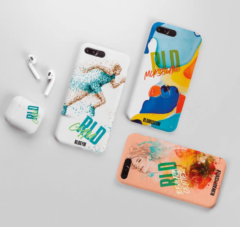 Fundas de teléfono y auriculares impresos con UV