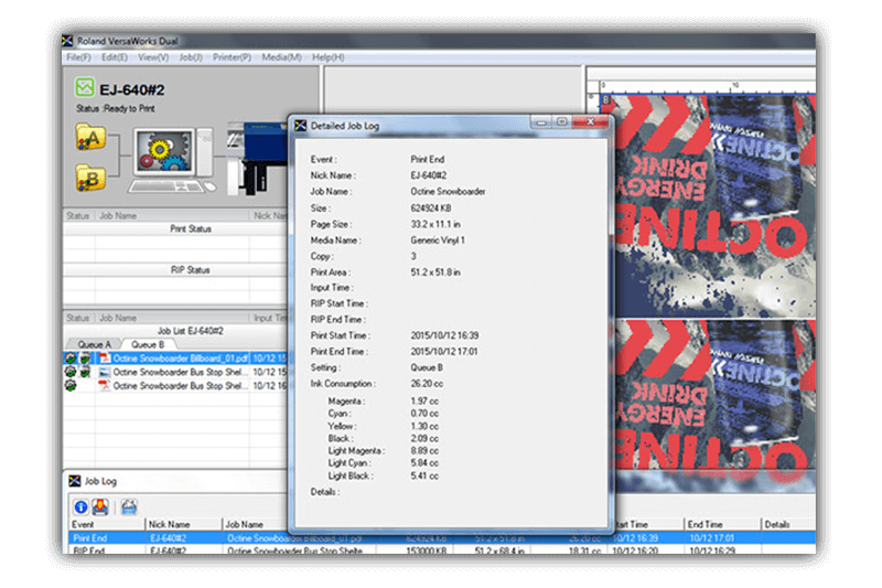 Predictive Ink Calculator, Roland OnSupport