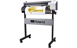 Режущий плоттер Roland GS-24 для резки винила — машина для производства вывесок, наклеек и баннеров 