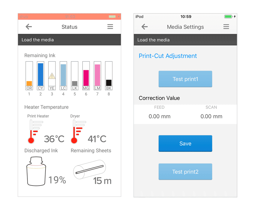 utilisez votre imprimante de manière intuitive à partir de votre appareil existant