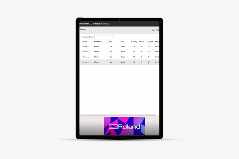 PrintAutoMate Mobile mock-up