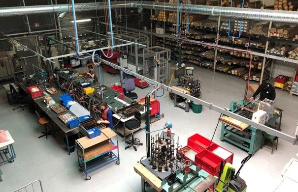 Production and blowing shop