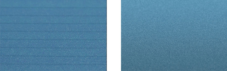 IPC output with banding and without banding